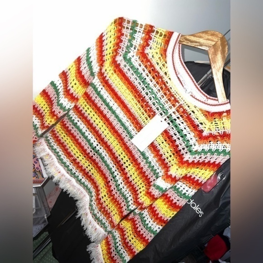 Stella McCartney Kids
Multicolor Sweater For Girl With Fringe size 10
